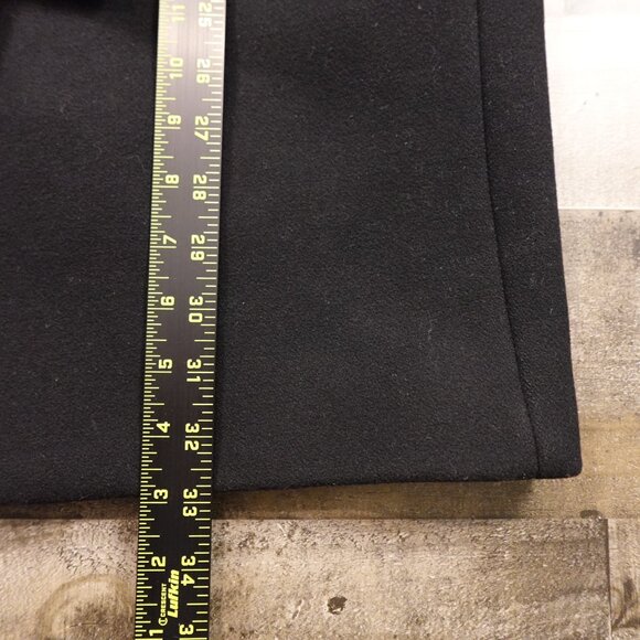 Madewell Wool & Leather Moto Coat Women’s 8 Black Modern Minimalist - Picture 7 of 14